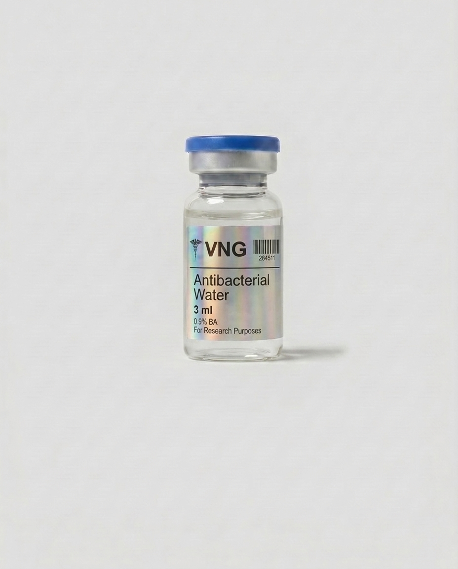 Antibacterial Water reference material vial